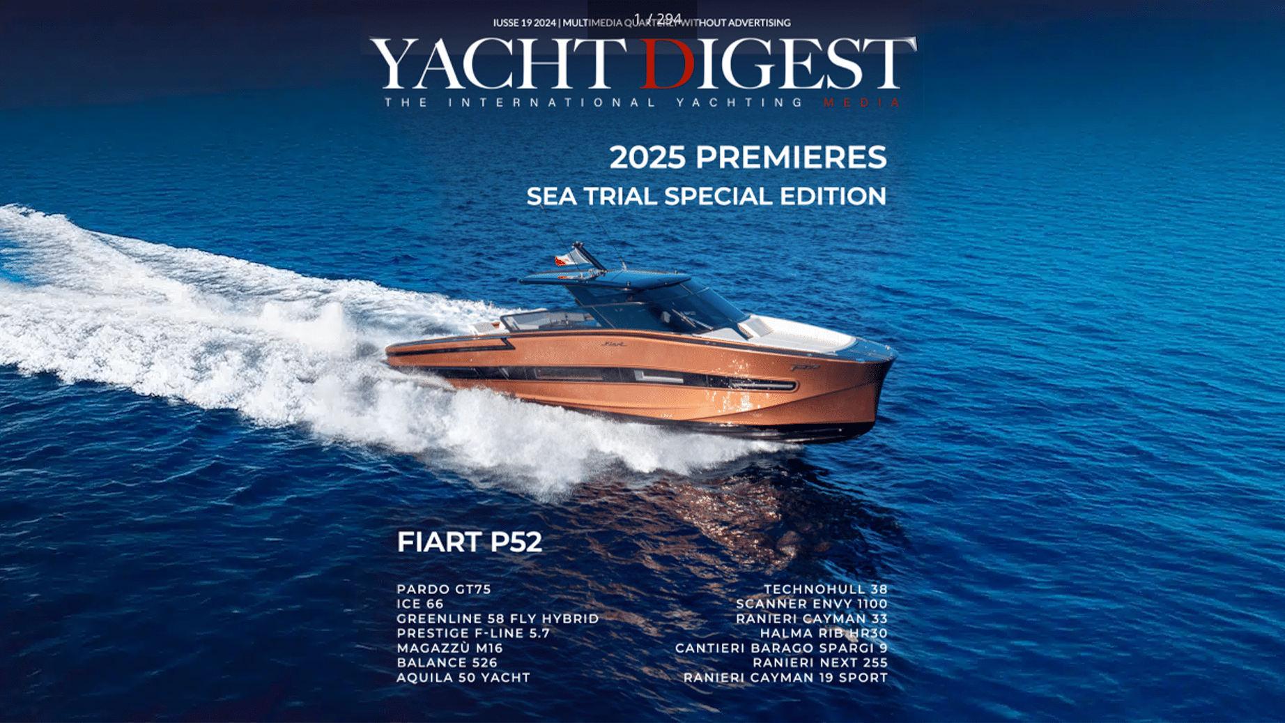 Yacht Digest 19 Luxury Edition: el especial de pruebas online con las vistas previas del 2025