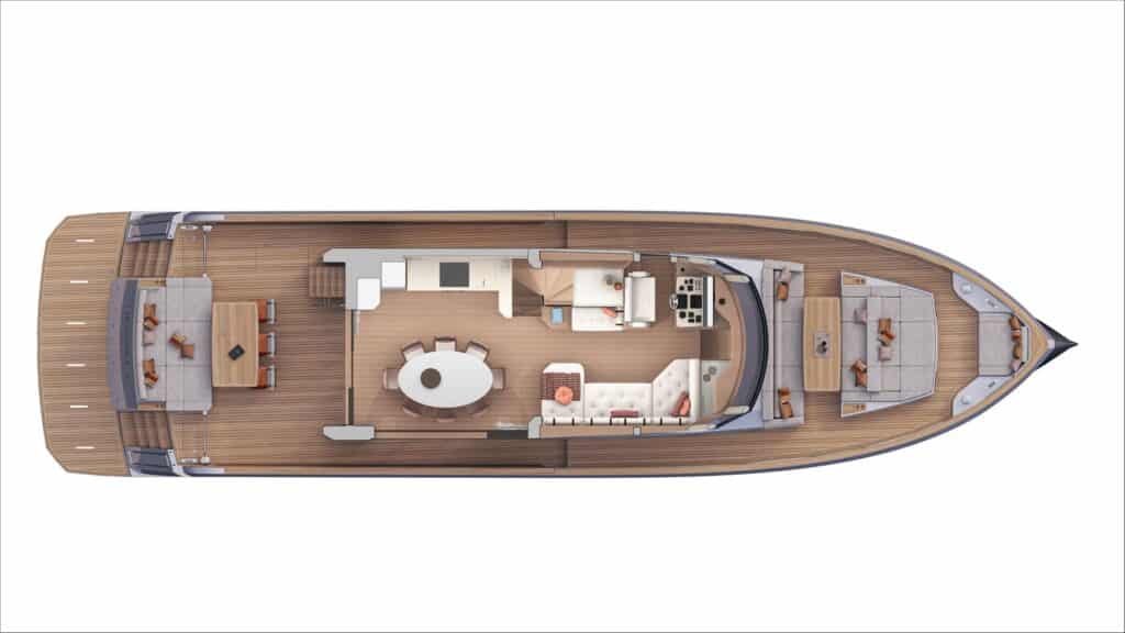 Pardo Endurance 72 layout